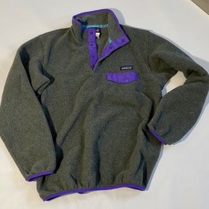 Patagonia pullover fleece jacket